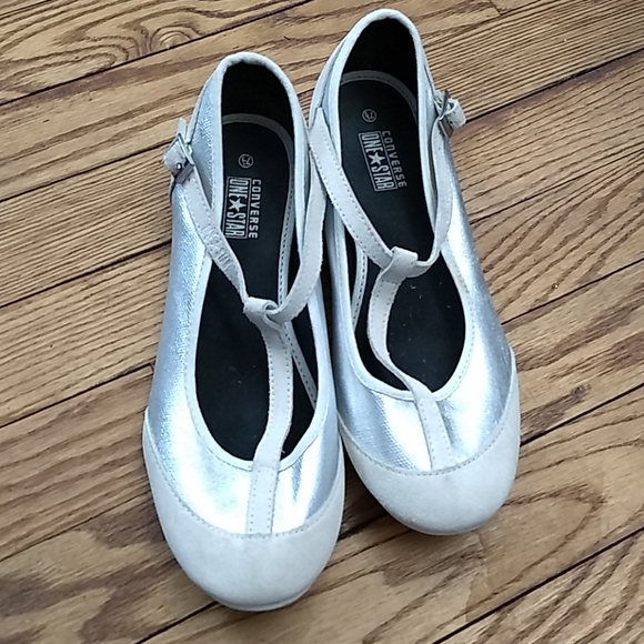 office silver converse